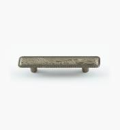 02A4603 - Poignée de 78 mm, série Acanthus, fini argent ancien