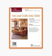 73L2527 - Arts and Crafts Sofa Table Plan