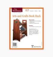 73L2528 - Arts and Crafts Book Rack Plan