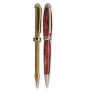 Example of completed Round-Top European Pen beside pen hardware