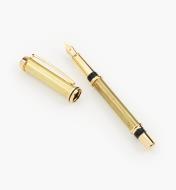 88K7672 - Baron Fountain Pen, Titanium-Gold
