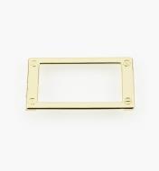 01W3510 - 79mm Brass Plated Card Frame