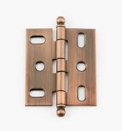 02H1005 - Weathered Copper Ball-Tip Hinge, each