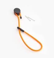 68K0702 - Dockable Gear Tie Flexible Tie & Dock, 24" Orange, each