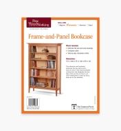 73L2529 - Frame-and-Panel Bookcase Plan
