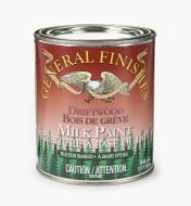 56Z1723 - Driftwood General Milk Paint, 1 qt.