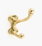 01W9004 - 4" Small Brass Hook