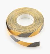 25K0121 - 1" Black and Yellow Tape, 20 yd.