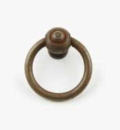 01A6010 - Poignée à anneau en fer, 30 mm
