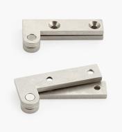 05H0156 - 3/4" x 1 3/4" x 1/8", Stainless Steel Double-Offset Knife Hinges, pair