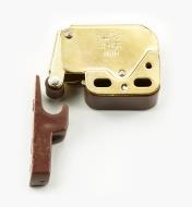 01L0101 - Brass/Brown Plate Mini-Latch