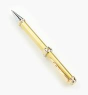 88K7641 - Ornate XL Twist Pen, Chrome/Gold