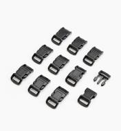 09A0874 - 10mm Quick-Release Buckles, pkg. of 10