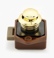 00S2210 - Polished Brass Push-Button Latch