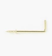 00S5606 - 2" Brass-Plated Square Hooks (50)