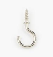 00S5632 - 3/4" Nickel-Plated Cup Hooks (100)