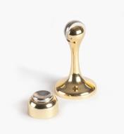 01G5461 - SOSS Magnetic Doorstop, Polished Brass