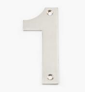 00W0881 - 100mm Stainless-Steel House Number - 1