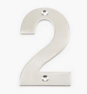 00W0882 - 100mm Stainless-Steel House Number - 2