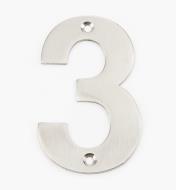 00W0883 - 100mm Stainless-Steel House Number - 3