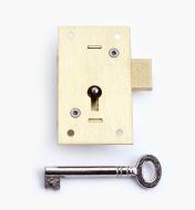 00P2525 - 2 1/2" Standard Straight Cupboard Lock