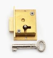 00P3016 - 1 1/2" Standard Cut Cupboard Lock (L)