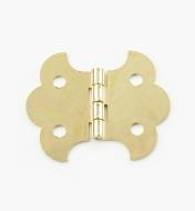 00D1220 - Brass-Plated Hinge, each