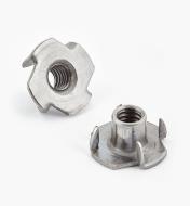 00N5204 - 4-Prong T-Nuts, pkg. of 10