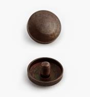 00K4201 - Cache-vis, fini bronze antique, 12 mm,le paquet de 24