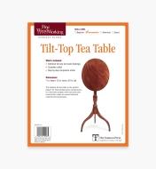 73L2541 - Tilt-Top Tea Table Plan