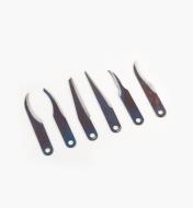 81D0110 - Set of 6 Warren Knife Blades (1 of each)