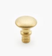 05H2206 - 5/8" x 7/16" Lee Valley Small Turned Brass Knob (3/4")
