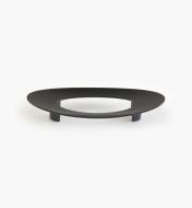01G1664 - Poignée ovale Ventana, fini nickel noir, 96 mm x 30 mm
