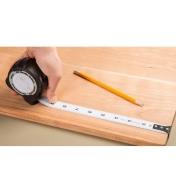 Measuring the width of a board