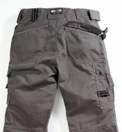 Back view of Gray Medium-Weight Pants