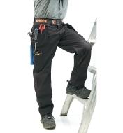 A man wearing Black Heavyweight Pants climbs a ladder