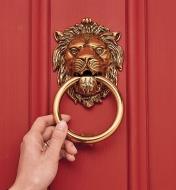01A0195 - Lion's Head Door Knocker