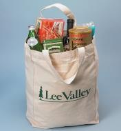 Lee Valley Tote full of groceries