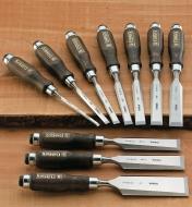 Narex Classic Bevel-Edge Chisels, Set of 10 (1/4" to 2")