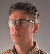 A man wearing Professional Safety Glasses