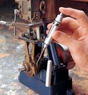 Using the Precision Oiler Pen to oil a small motor