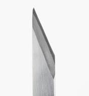 Single-bevel blade of the Japanese woodworking knife