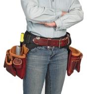 Front view of a person wearing an Adjust-to-Fit Pro Framer Set