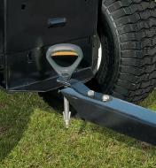 Quick-Connect Hitch Pin installed in trailer hitch