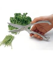 Cutting parsley with Stainless-Steel Kitchen Shears