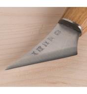 60D0404 - Couteau de sculpteur japonais à tranchant en bout