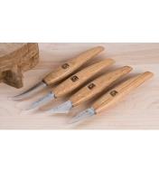 60D0420 - Set of 4 Japanese Carving Knives