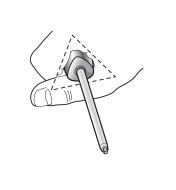 Illustration shows how the screwdriver handle fits in a closed hand