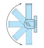 Spinning Flagpole & Adjustable Bracket