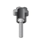 Cutaway illustration of a bolt snapped into the knob
